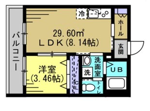 ＡＪ北松戸の物件間取画像